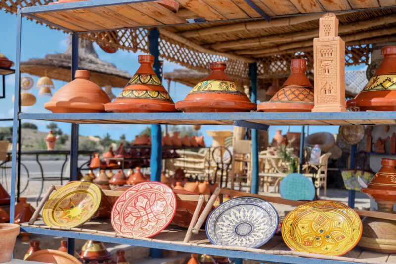 Moroccan Woodwork & Pottery